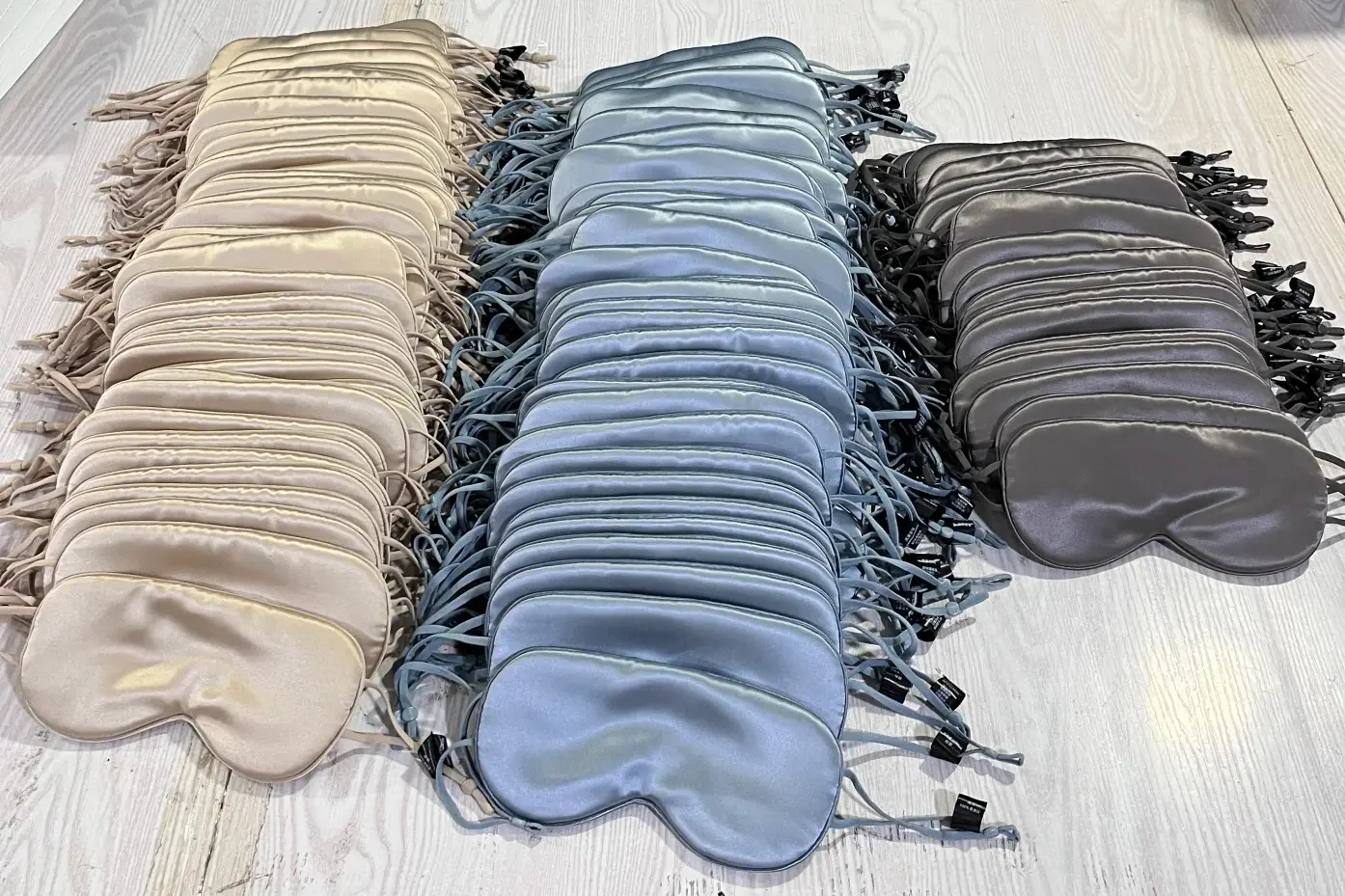 Bulk silk sleep masks.