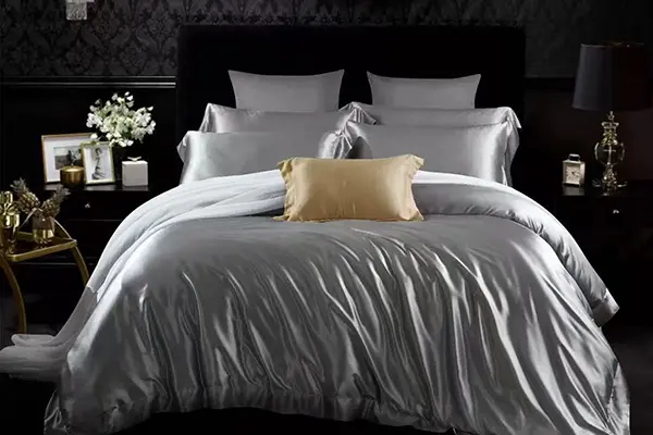 Hotel chain custom silk bedding project