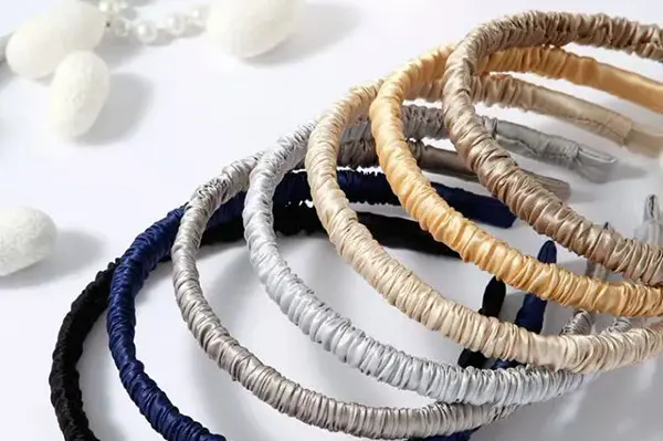 Premium beauty brand silk headbands