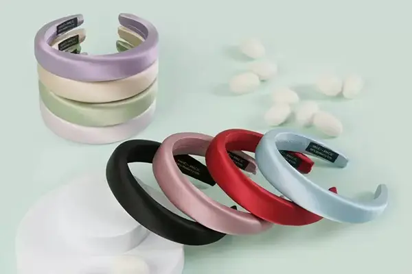 Spa chain custom silk headbands