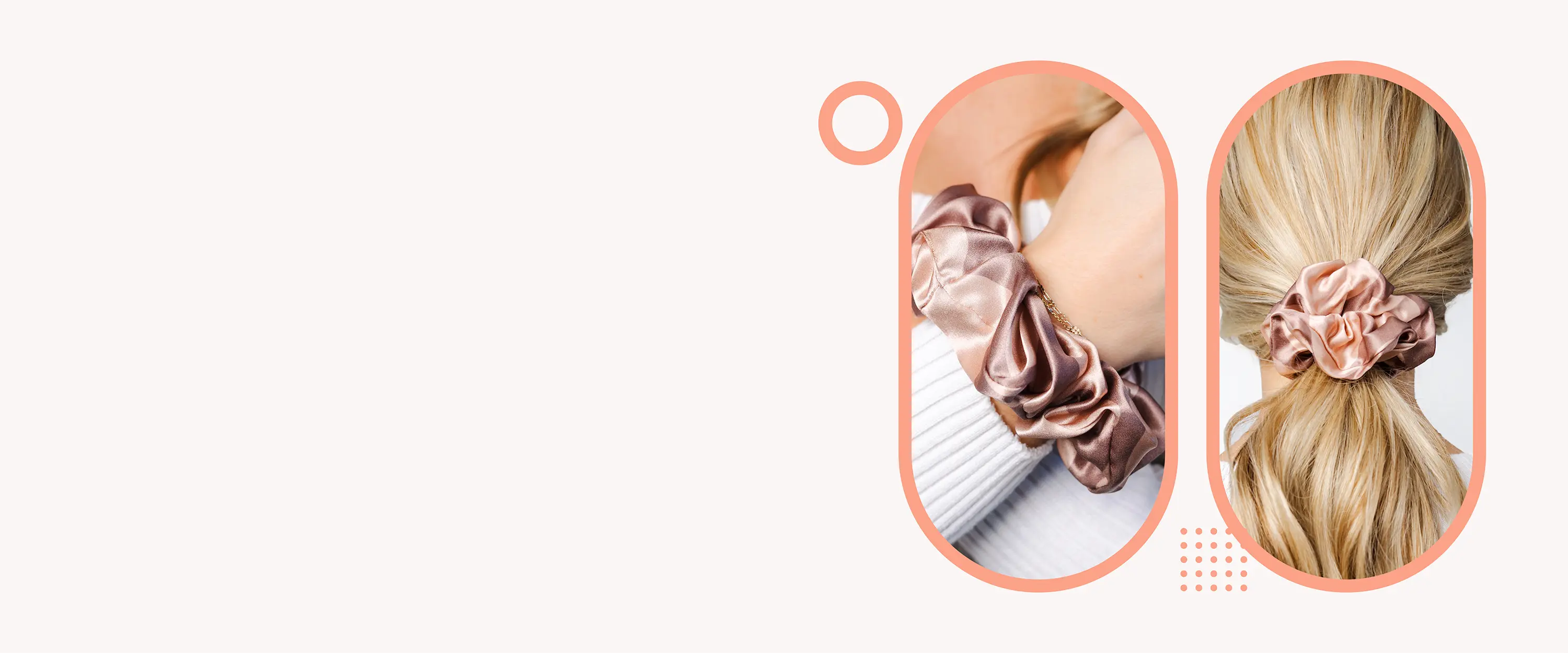 Custom silk scrunchie manufacturer production with premium mulberry silk hair accessories