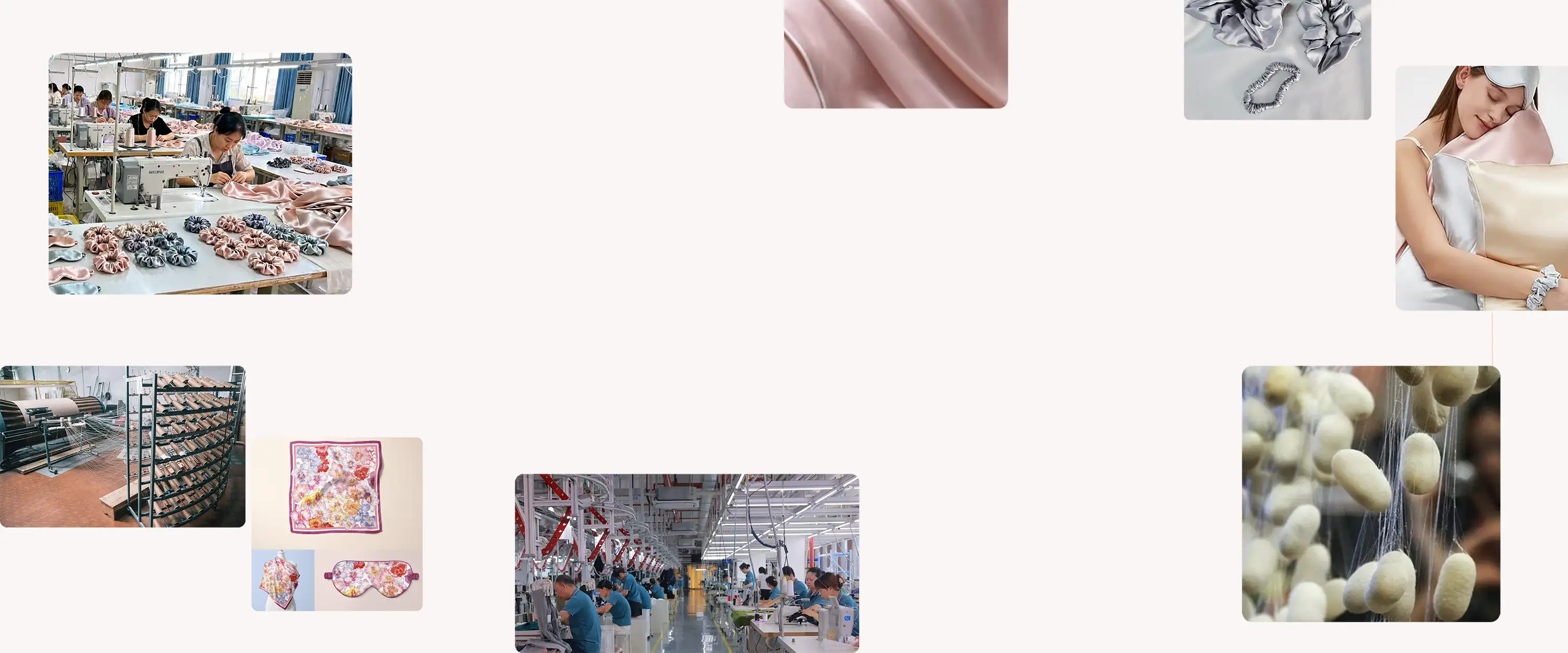 Manufacturing factory with production lines and skilled workers