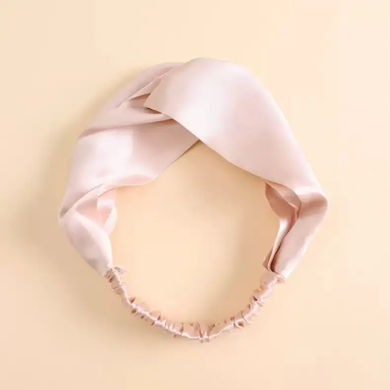 OEM silk headband with elastic back support
