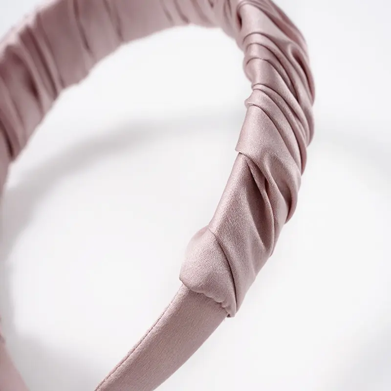 Assorted silk headband samples for small batch production