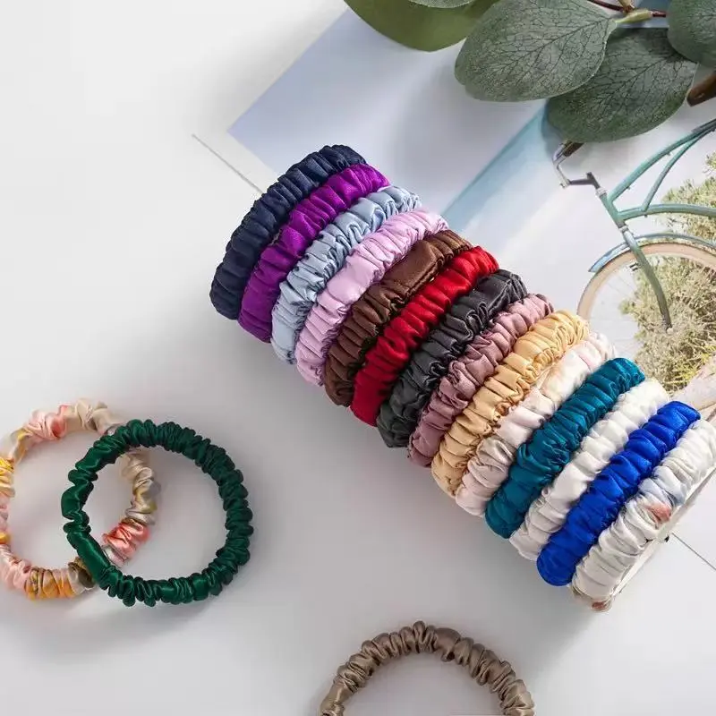 Custom Printed Silk Scrunchies for Promotional Campaigns