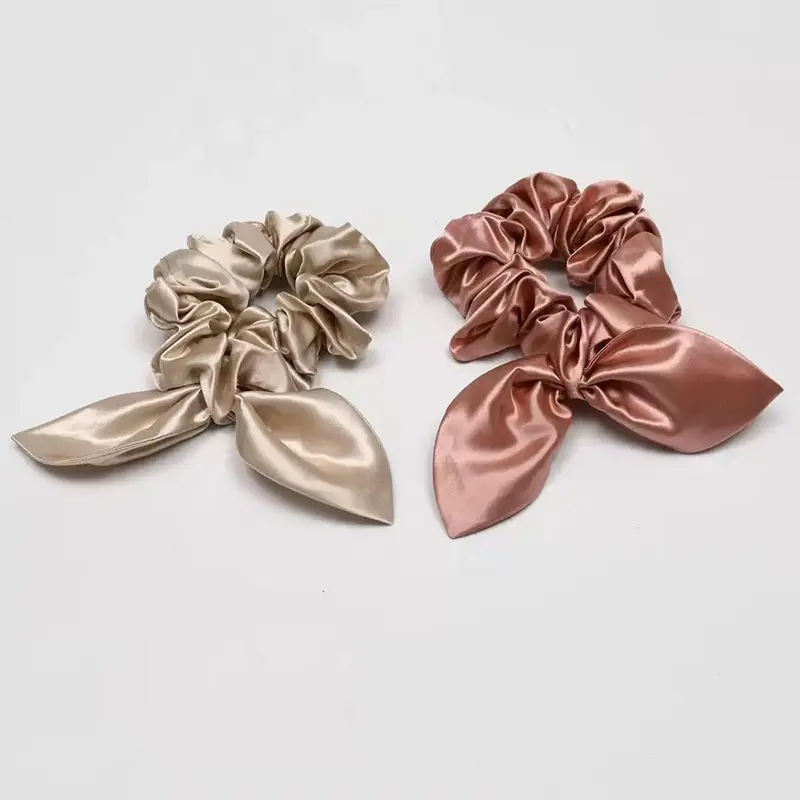 Bulk Custom Silk Hair Scrunchies for Corporate Gifts