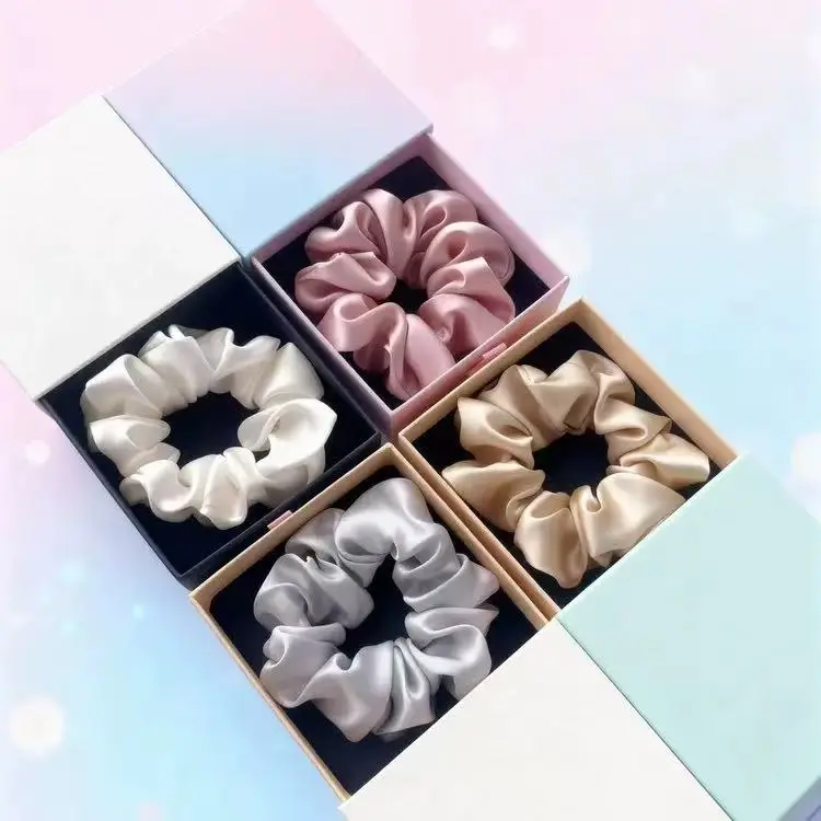 Branded Silk Hair Scrunchie for Marketing Campaigns