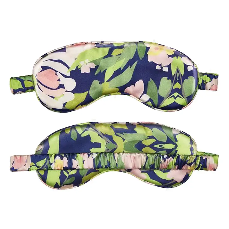 Custom mulberry silk sleep mask with smooth finish for branding