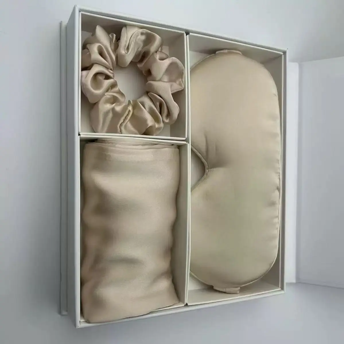 Bulk custom silk sleep masks packed for promotional orders