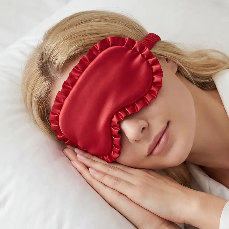 Silk sleep mask presented as a corporate gift item