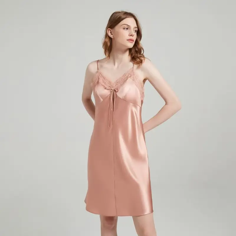 Women's short set silk pajamas bulk