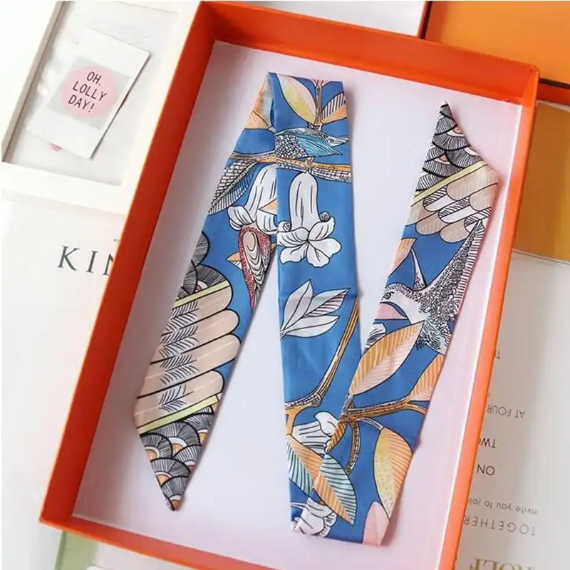 Twilly scarf fabric detail