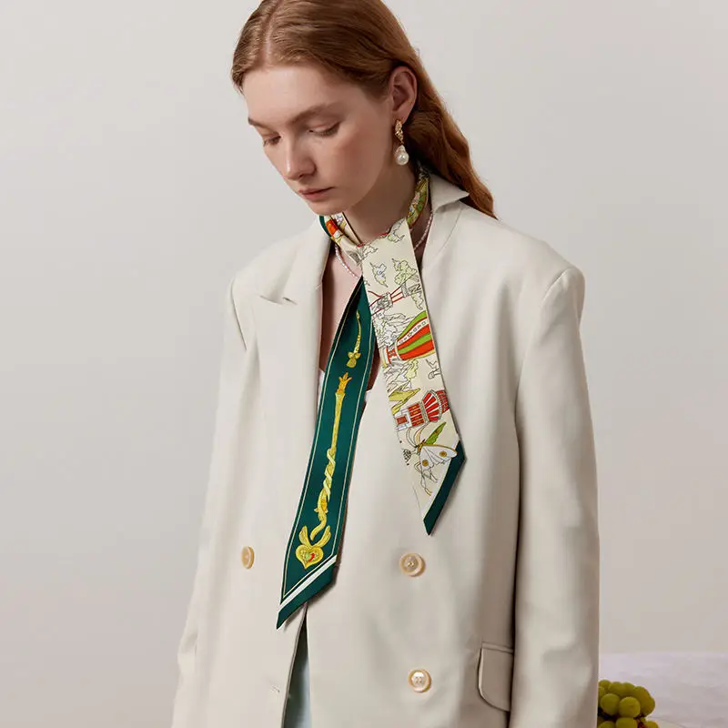 Corporate gift silk twilly designed for business gifting and brand campaigns