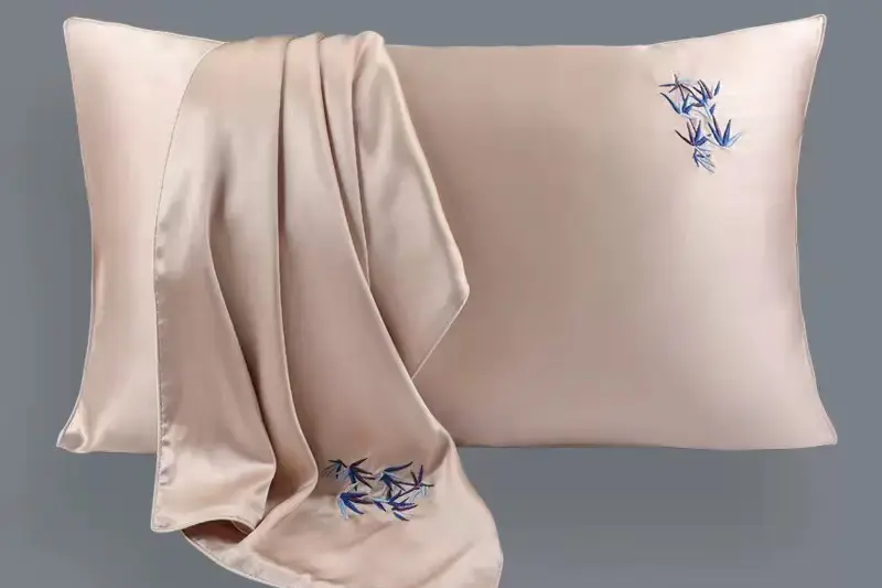 Logo placement testing on silk products during sample development